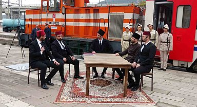 Mustafa Kemal Atatürk'ün Bilecik'e gelişi canlandırıldı