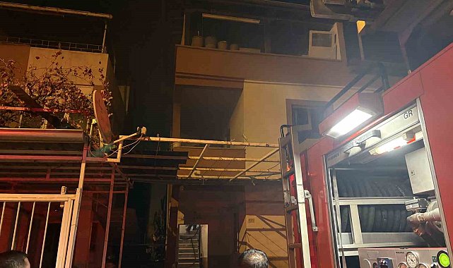 Mutfakta çıkan yangın korkuttu