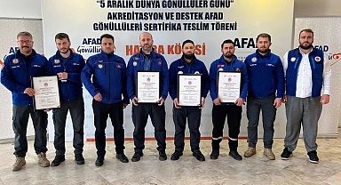 Nazilli Müftülüğü Arama Kurtarma Ekibi sertifikasını aldı