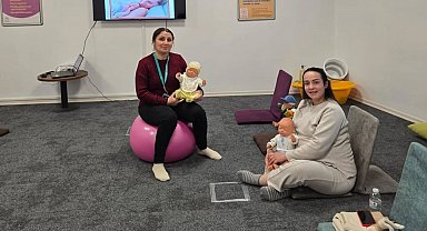 Nazilli'de gebe okulunda eğitimler sürüyor