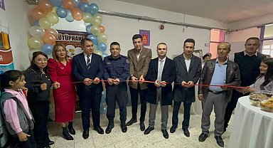 Nazilli'de öğretmenin 10 yıllık hayali kütüphaneye dönüştü