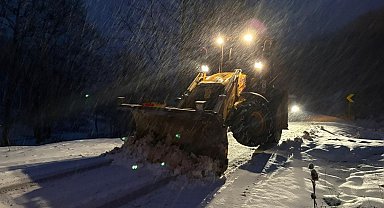 Nilüfer'de kar mesaisi