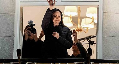 Nobel Ödüllü Venezuelalı muhalefet lideri Machado, 16 ay sonra ilk kez kamuoyu önünde