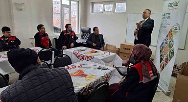 Nuribey'de çiftçilere yönelik bilgilendirme toplantısı
