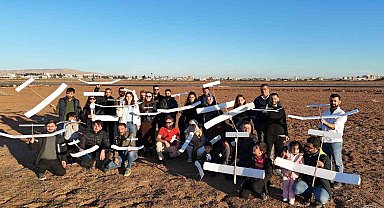 Nusaybin'de ilk kez model uçak eğitimlerinde uygulamalı test etkinliği düzenlendi