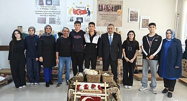 Öğrenciler ilçenin geleneğini okulda yaşatıyor