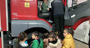 Öğrenciler yangın eğitimiyle bilinçlendi