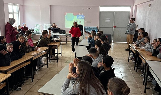 Öğrencilere balık ve deniz ürünleri tanıtıldı