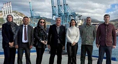 OMSAN Yönetim Kurulu Başkanı Ergun Arıburnu, Tanger Med Limanı'nı inceledi