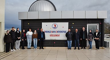 OMÜ'de Astronomi Eğitimİş Gölgeleme Programı tamamlandı
