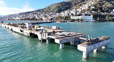 Ordu rıhtımı 410 metreye uzatılıyor: Çalışmaların ardından kruvaziyer gemilerinin gelmesi bekleniyor