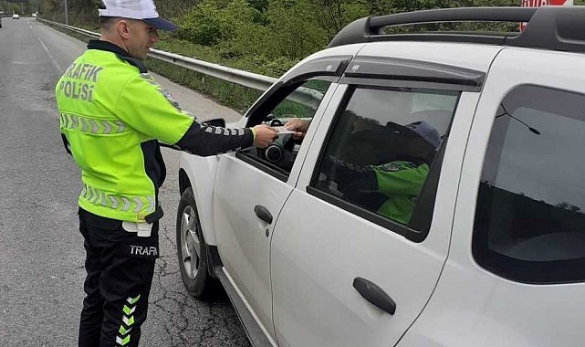Ordu'da bir haftada 13 binden fazla araç ve sürücüsü denetlendi