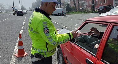 Ordu'da bir haftada 16 binden fazla araç ve sürücüsü denetledi