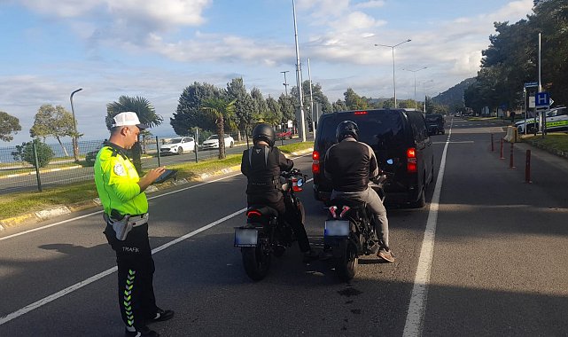 Ordu'da bir haftada yaklaşık 17 bin araç ve sürücüsü denetlendi