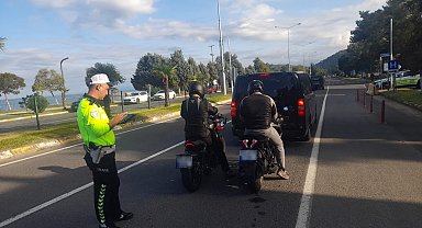 Ordu'da bir haftada yaklaşık 17 bin araç ve sürücüsü denetlendi