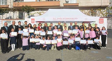 Ordu'da minik öğrenciler "sağlık elçisi" oluyor