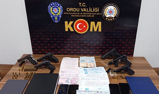 Ordu'da tefecilere yönelik operasyonda 1 tutuklama