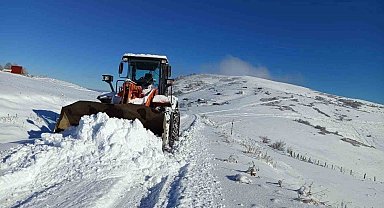 Ordu'nun bir ilçesinde eğitime kar engeli