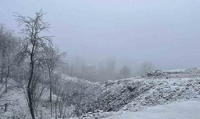 Ordu'nun yüksekleri beyaza büründü
