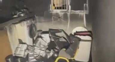 Osmaniye'de müstakil evde çıkan yangın söndürüldü