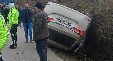Otomobil takla attı: 1 yaralı