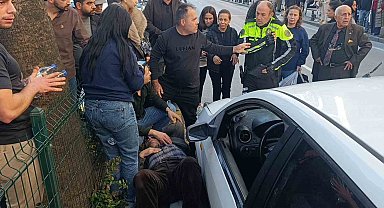 Otomobilin çarptığı yaşlı adam için seferber oldular