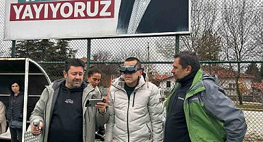 Özel bireyler uzmanlar eşliğinde dron uçurmayı deneyimledi