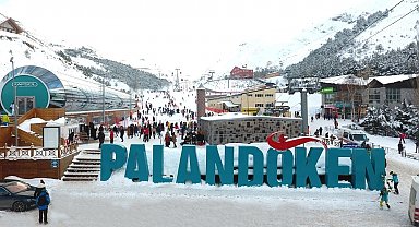 Palandöken'de kar kalınlığı 2 metreyi aştı