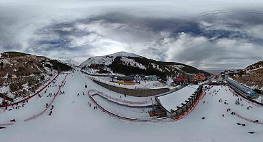 Palandöken'de kar keyfi