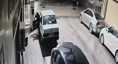 Park halindeki araçtan oto teyp çalan şüpheli yakalandı