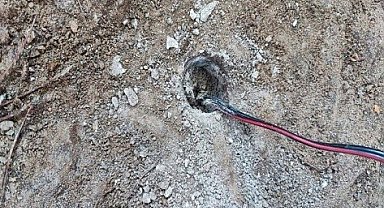 Patlayıcı ile kaçak kazıya Jandarmadan suçüstü