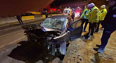 Polisten kaçan alkollü sürücü kaza yapınca yakalandı