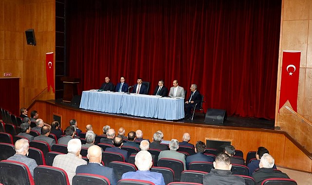 Recep İçme Suyu için geniş katılımlı bilgilendirme toplantısı düzenlendi