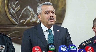 Rize Valisi Baydaş 1 yıllık asayiş bilançosunu açıkladı