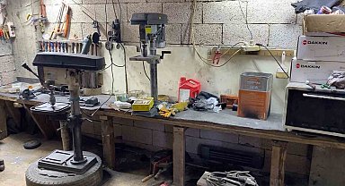 Rize'de silah atölyesine baskın