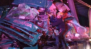 Rize'de tır kazası: 1 yaralı