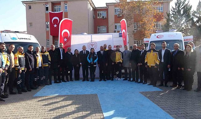 Sağlık Bakanlığı'ndan Kilis'e 4 yeni acil sağlık aracı