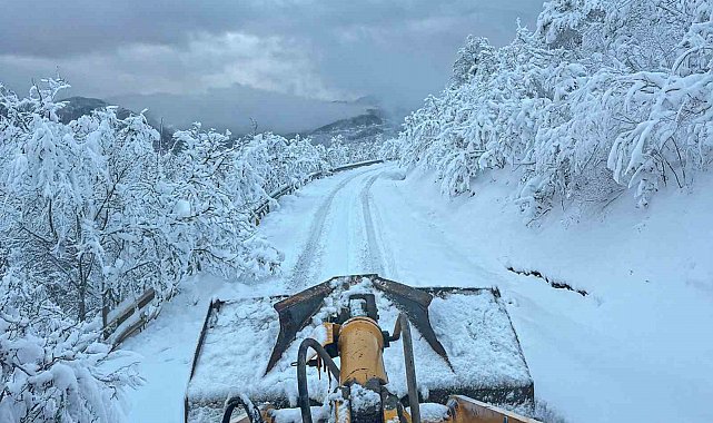 Sakarya'da kardan kapanan 35 grup yolunun 31'i ulaşıma açıldı