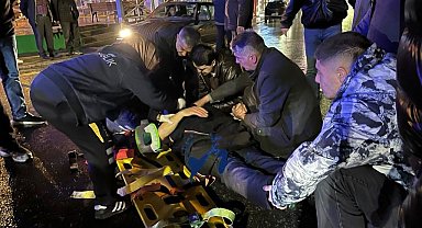 Sakarya'da otomobilin çarptığı yaya yaralandı, sürücü aranıyor