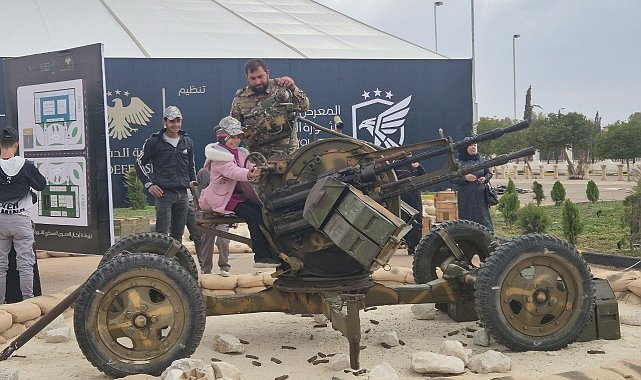 Şam'da "Suriye Devrimi Askeri Fuarı" ziyaretçilere kapılarını açtı