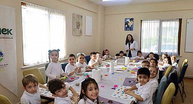 SAMEK atölyelerinde minikler seramikle, gençler tezhiple tanıştı