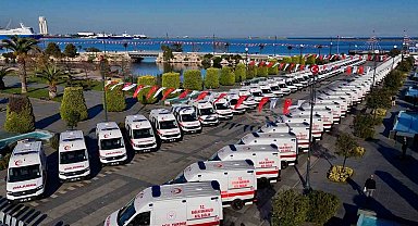 Samsun'a 100 yeni ambulans: Filodaki araç sayısı 60'tan 160'a çıkıyor