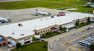 Samsun'da 11 ayda 1,5 milyon kişiye havayolu hizmeti