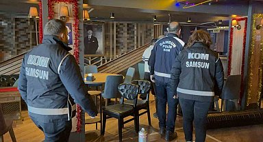 Samsun'da polis yılbaşı öncesi sahte ve kaçak içki denetimi yaptı