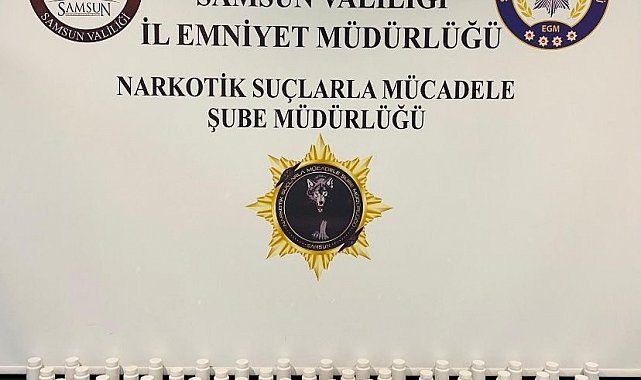 Samsun'da uyuşturucu operasyonu: 3 bin 920 adet sentetik ecza hap ele geçirildi