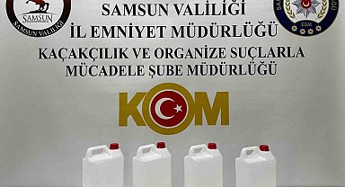 Samsun'da yılbaşı öncesi kaçak alkol operasyonu