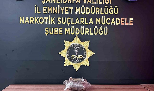 Şanlıurfa'da 2 kilo 150 gram uyuşturucu ele geçirildi