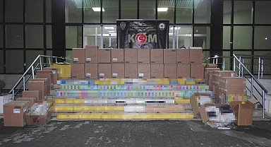 Şanlıurfa'da 43 bin paket kaçak sigara ele geçirildi