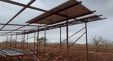 Şanlıurfa'da hırsızlar sisli havada güneş enerjisi panellerine dadandı