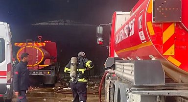 Şanlıurfa'da pamuk fabrikasında yangın